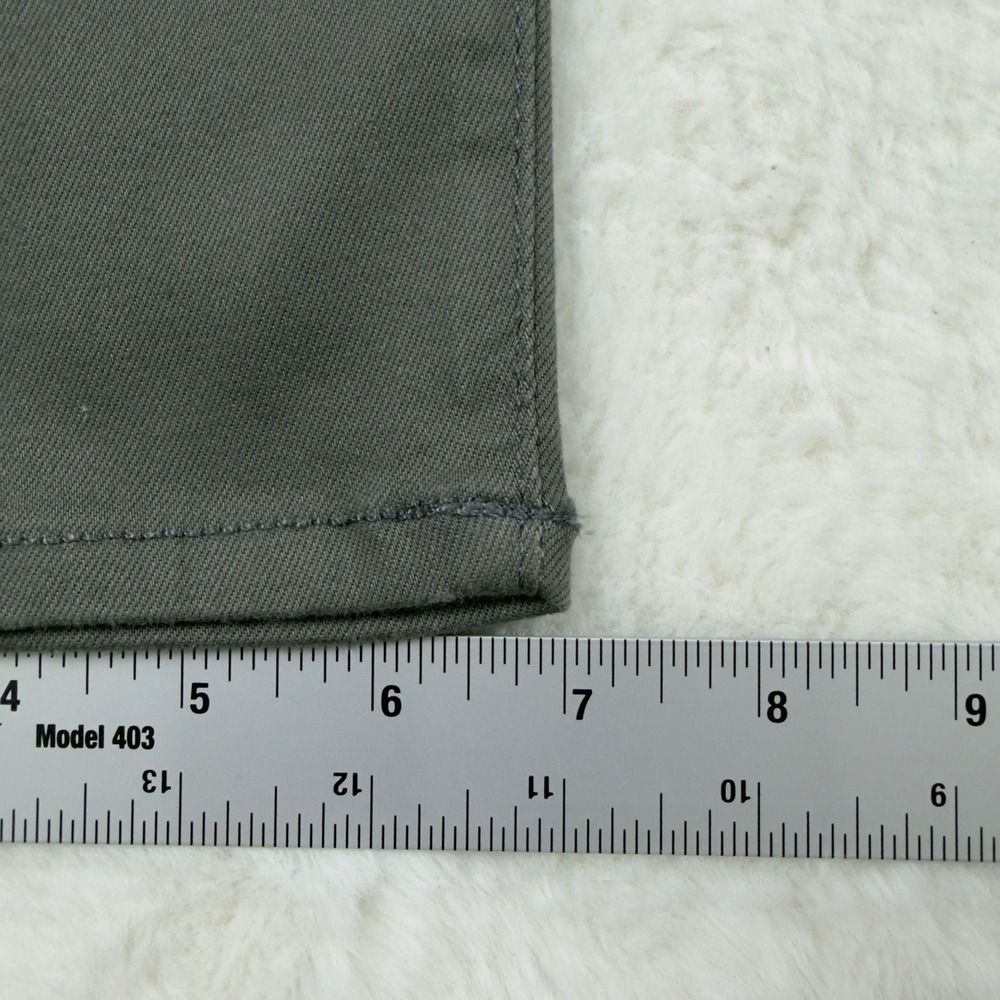 Gap Slim Travel Jeans Mens 31x32 Olive Green Grey Stretch Cotton 513447-00-1 - Picture 7 of 9